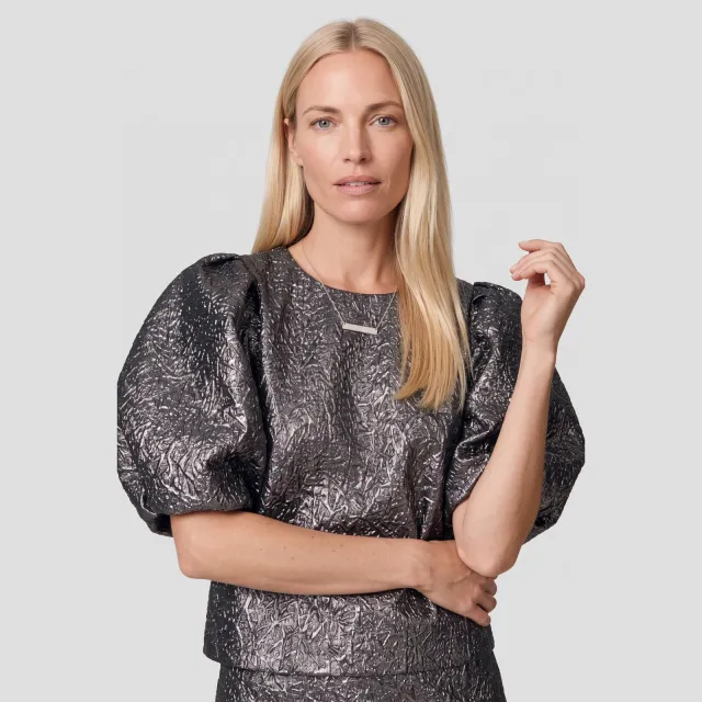 Notre-V NV-Geraldina blouse antraciet