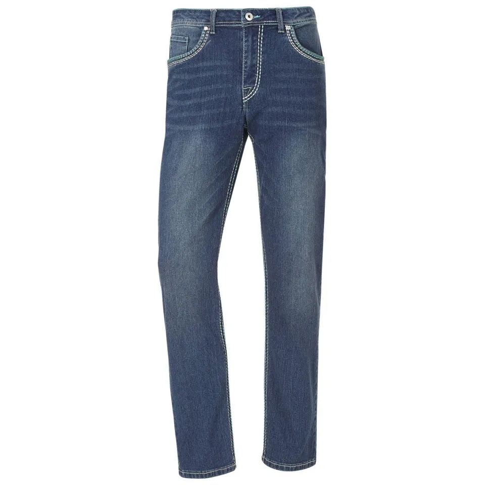 Jan Vanderstorm MORTEN loose fit jeans blauw +FIT Collectie Plus Size, foto 2