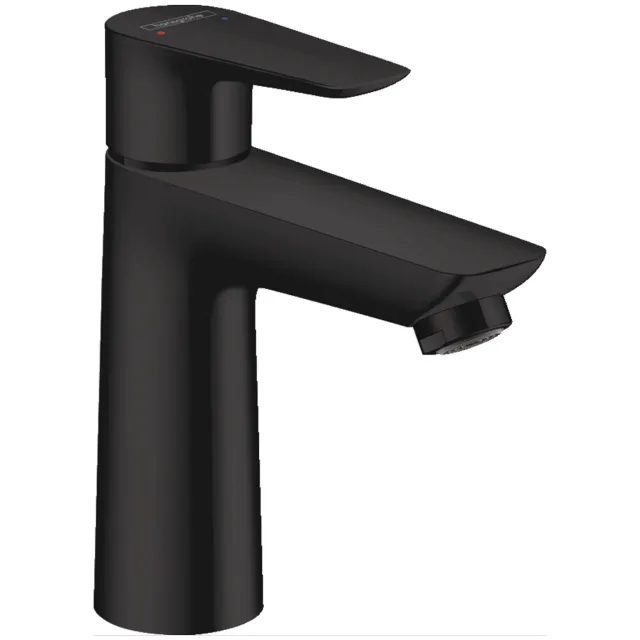 Hansgrohe Talis E 110 wastafelmengkraan zonder afvoer mat zwart