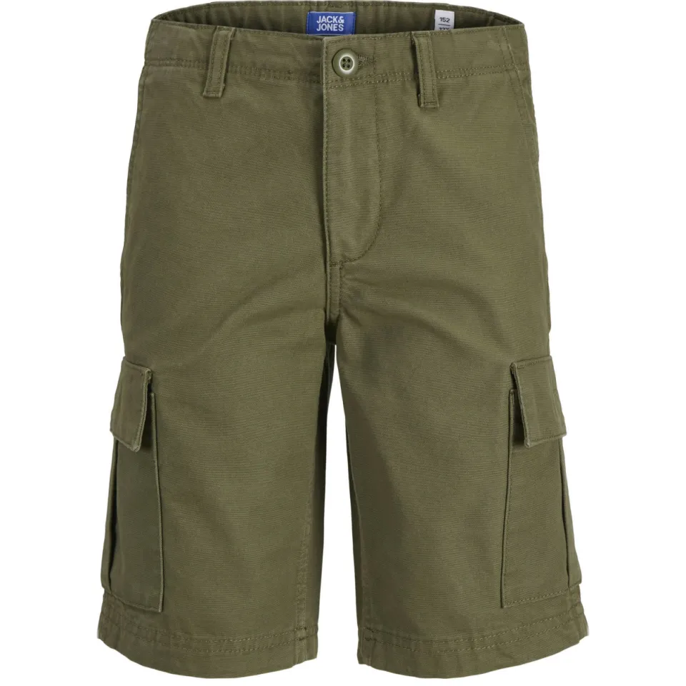 Jack & Jones loose cargoshort olijfgroen, foto 2