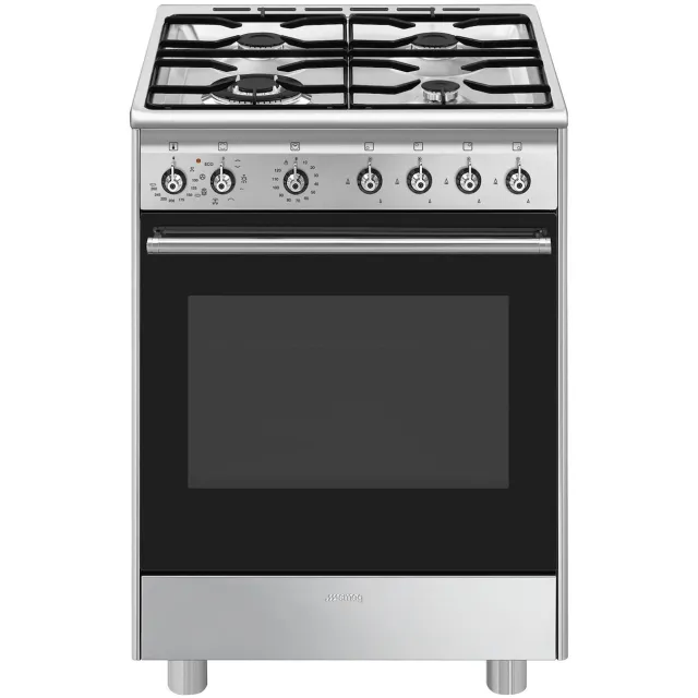 Smeg CX61GMXNLK gasfornuis rvs