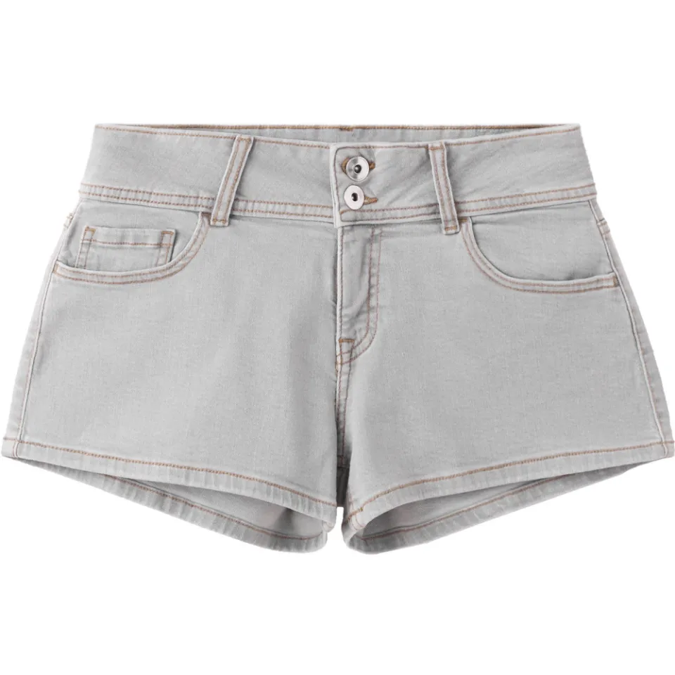 Mango TEEN jeansshort grijs, foto 2