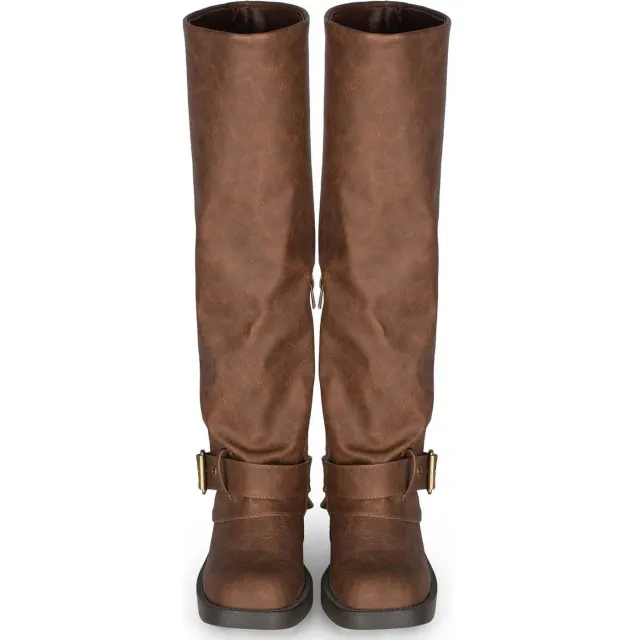 POSH by Poelman Patty bikerboots cognac, foto 2