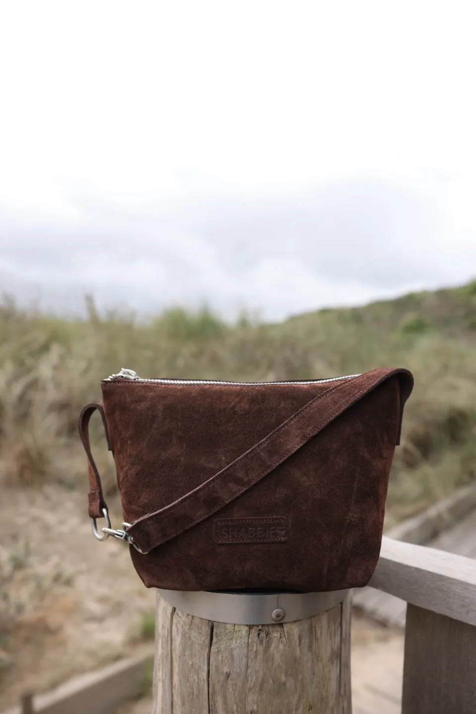 Shabbies Amsterdam Esra crossbodytas donkerbruin, foto 4