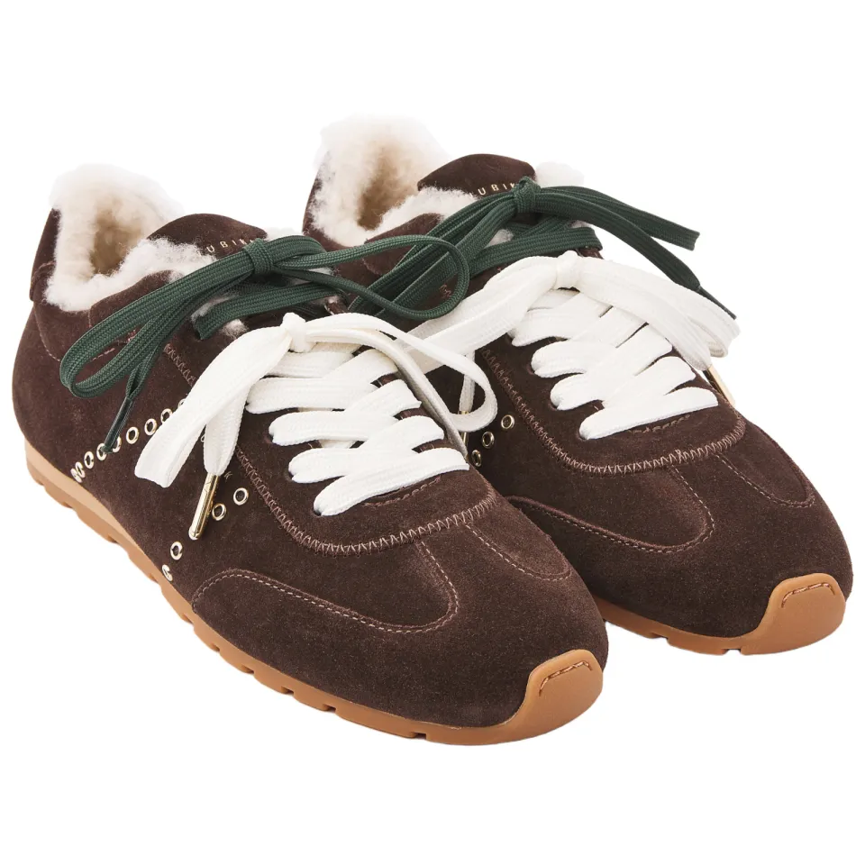 Nubikk Billy Lou Fur II lage sneakers bruin, foto 2