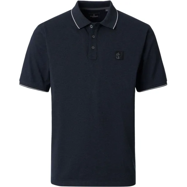 Casa Moda T-shirt Casamoda Polo Jersey Tipping Navy