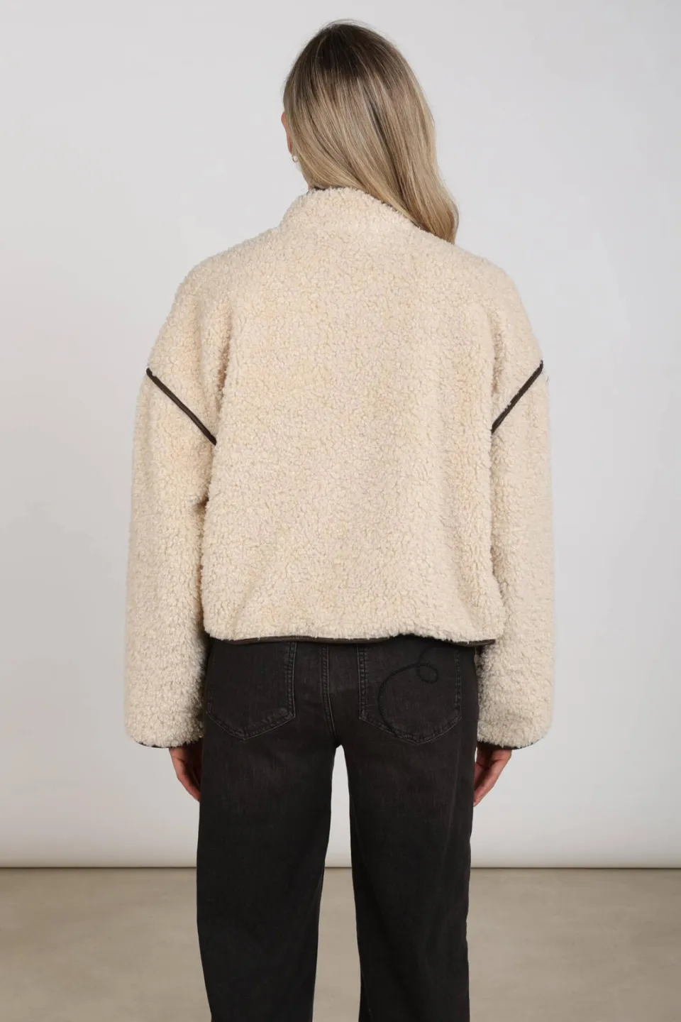 NUKUS teddy jas - beige, foto 6