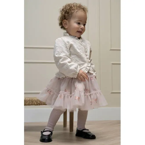 Le Chic tule rok met glitters en strikjesprint zand, foto 4
