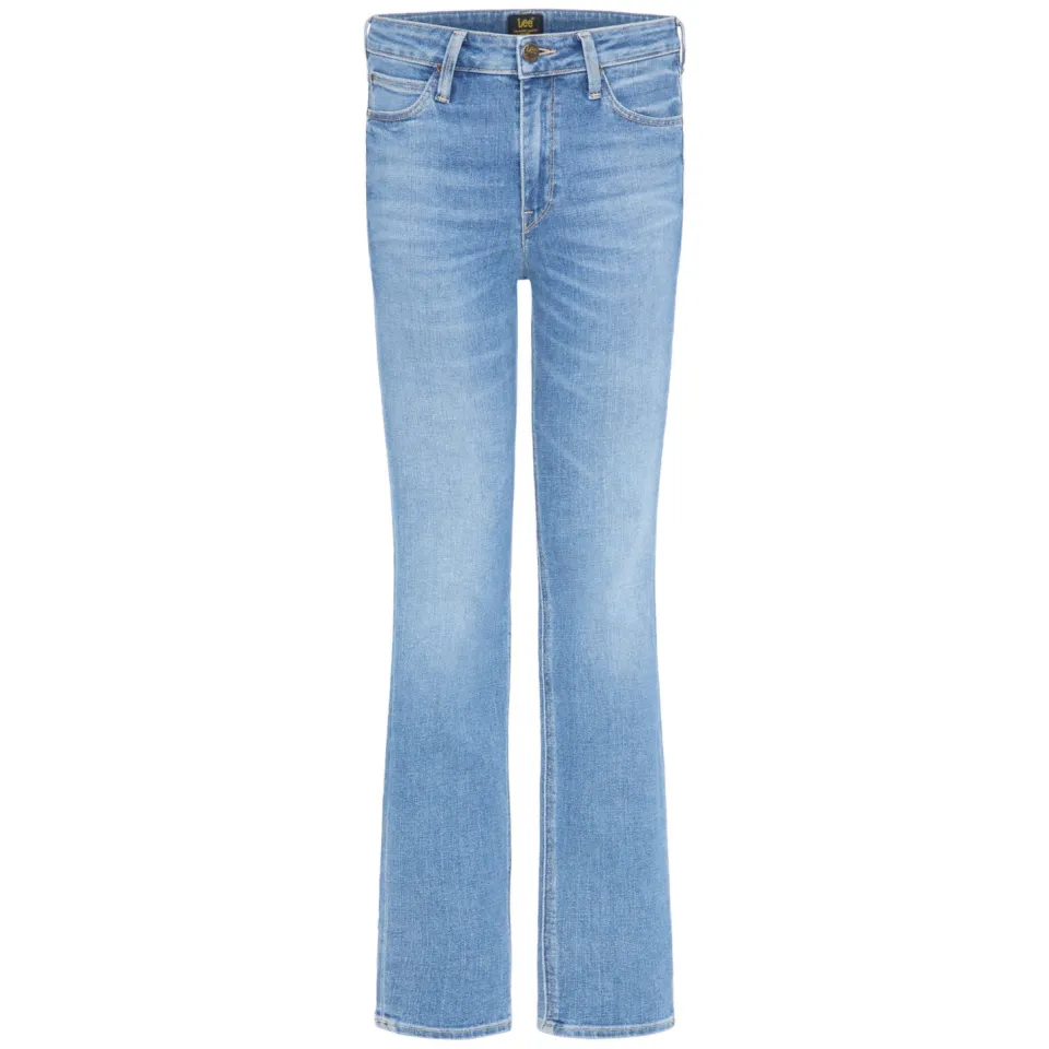 Lee high waist flared jeans Breese light blue denim, foto 2