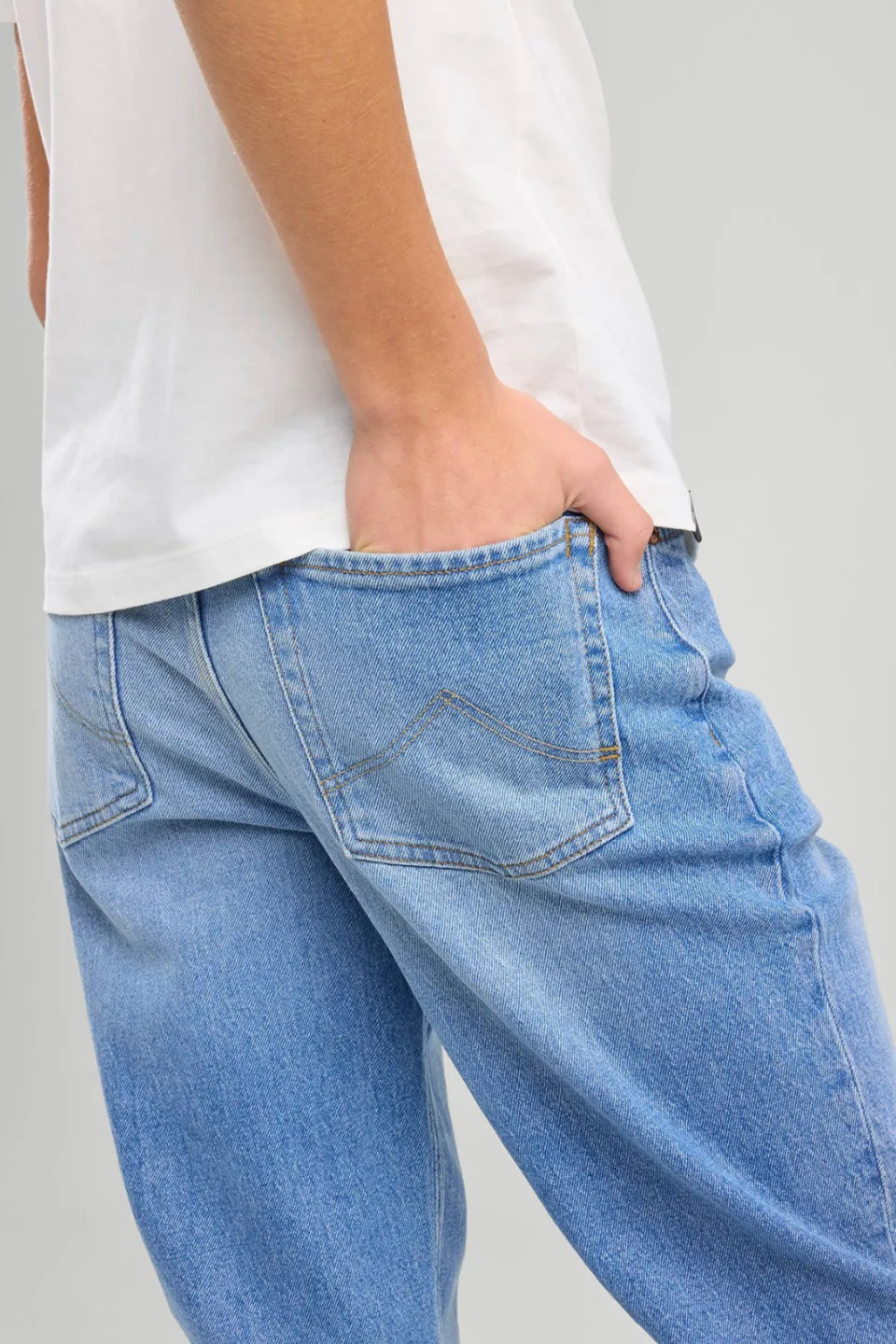 America Today straight leg jeans light blue denim, foto 6