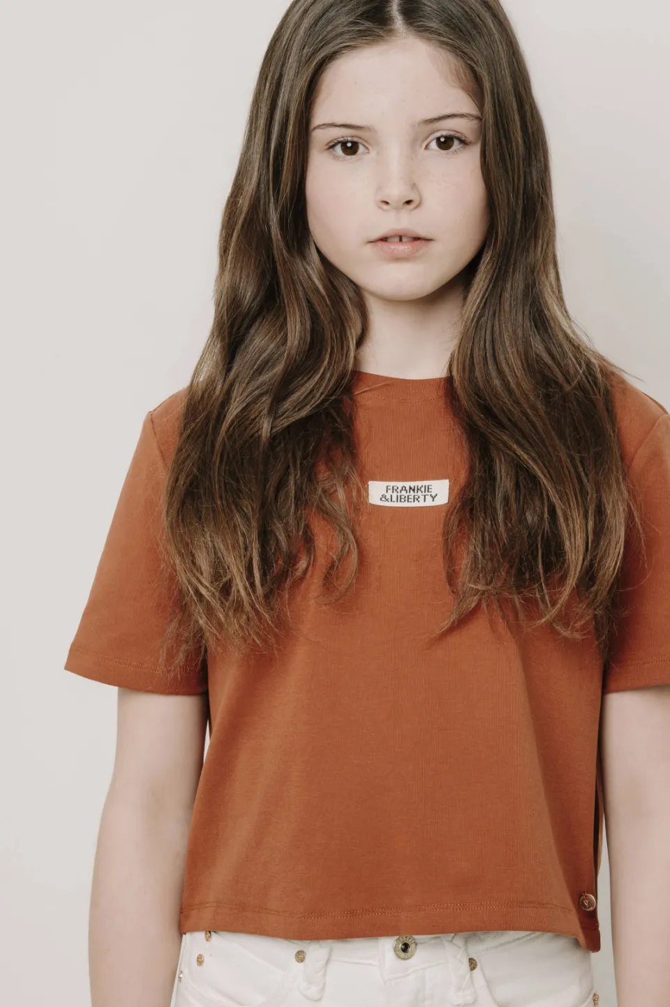 Frankie&Liberty t-shirt donkerbruin, foto 4