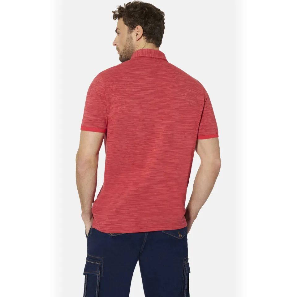 Babista KORLIN polo Plus Size +FIT Collectie - rood, foto 3