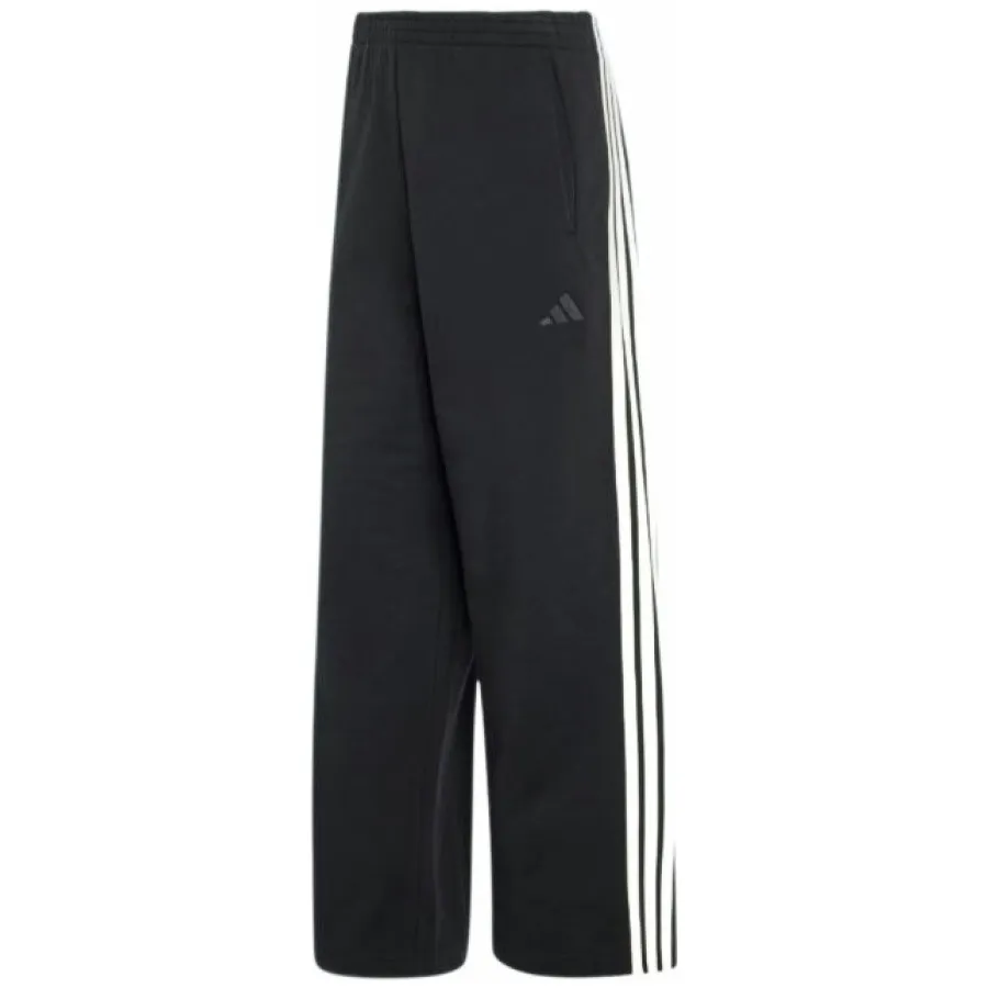Adidas Kit 3-Stripes Wide Joggers joggingbroek zwart