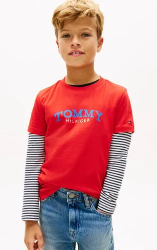 Tommy Hilfiger T-shirt rood, foto 4