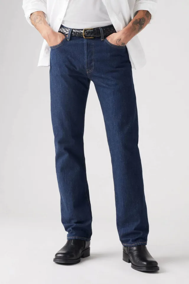 Levi's 501 straight leg jeans dark blue, foto 6