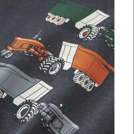 NAME IT MINI rechtvallende sweater met print - grijsblauw Printopdruk, foto 3