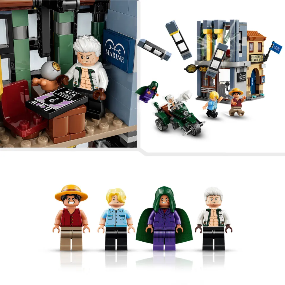 Lego One Piece Confrontatie met Kapitein Smoker Speelgoed 75642, foto 6