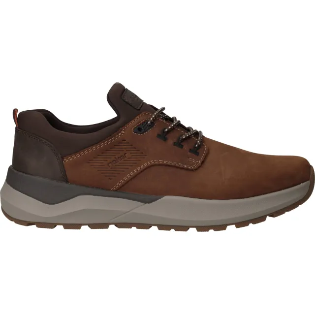 Rieker 06050 lage sneaker bruin