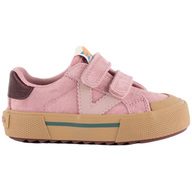 Victoria leren sneakers - lichtroze