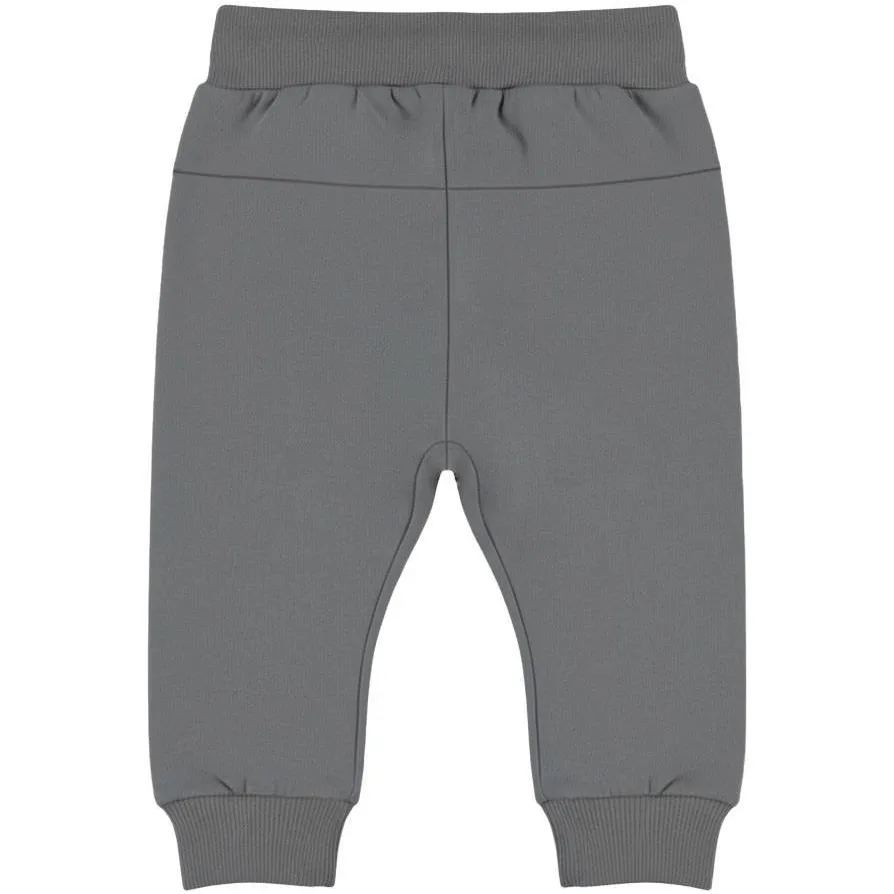 Dirkje regular fit joggingbroek met ruches grijs, foto 6