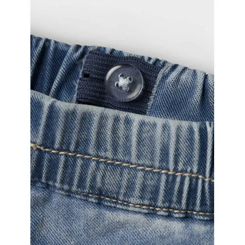 NAME IT BABY NBFROSE regular fit jeans met ruches - mediumblauw, foto 6