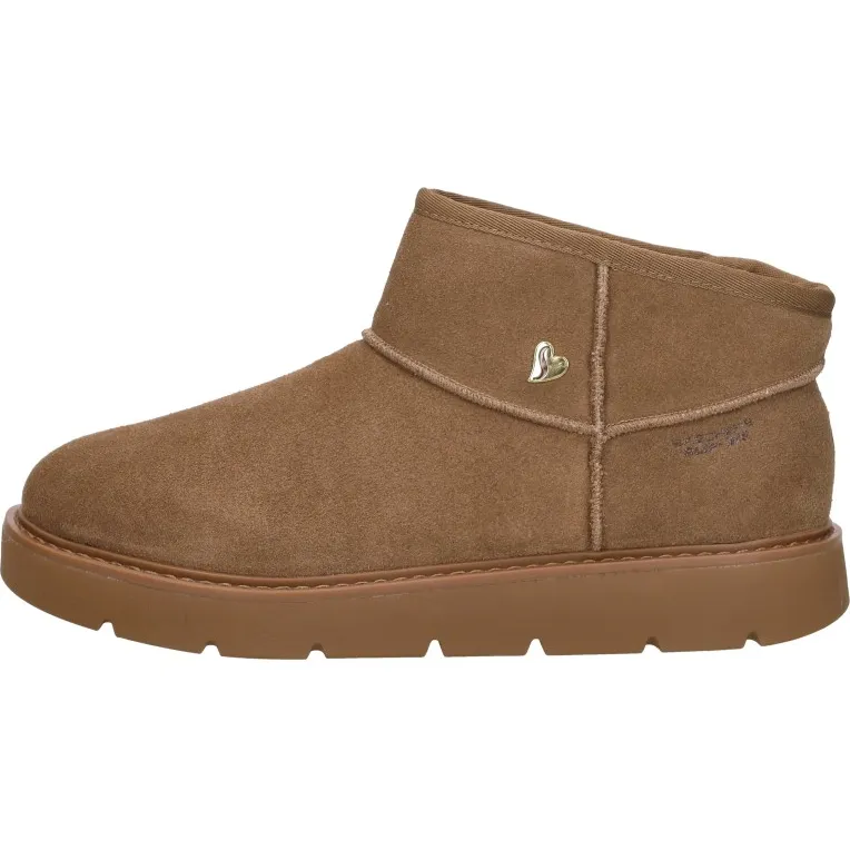 Skechers Slip-Ins Cozy Mini enkellaarsjes cognac, foto 2
