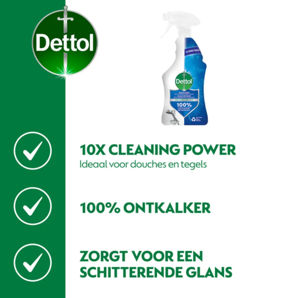 2+1 gratis: Dettol Badkamerreiniger 500 ml, foto 3