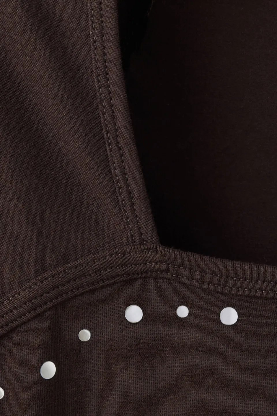 Mango TEEN T-shirt met studs bruin, foto 8