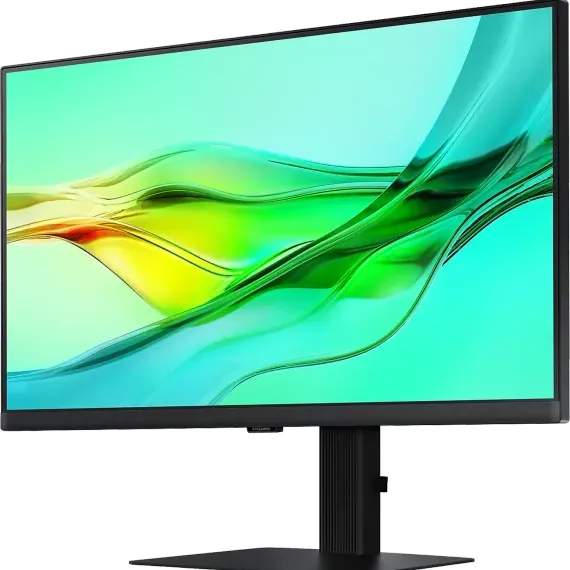Samsung 24" ViewFinity S6 S60UD QHD LS24D600UAUXEN zwart, foto 2
