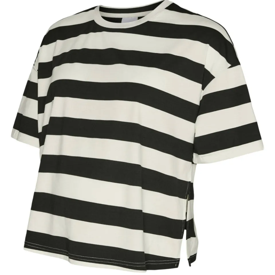 Mamalicious zwangerschaps gestreept T-shirt zwart/wit, foto 2