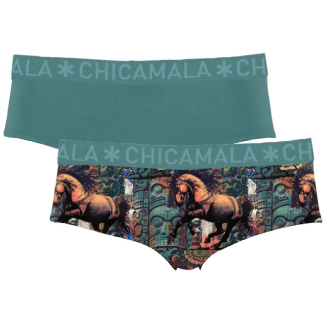 Muchachomalo Meisjes 2-pack Briefs Veelkleurig