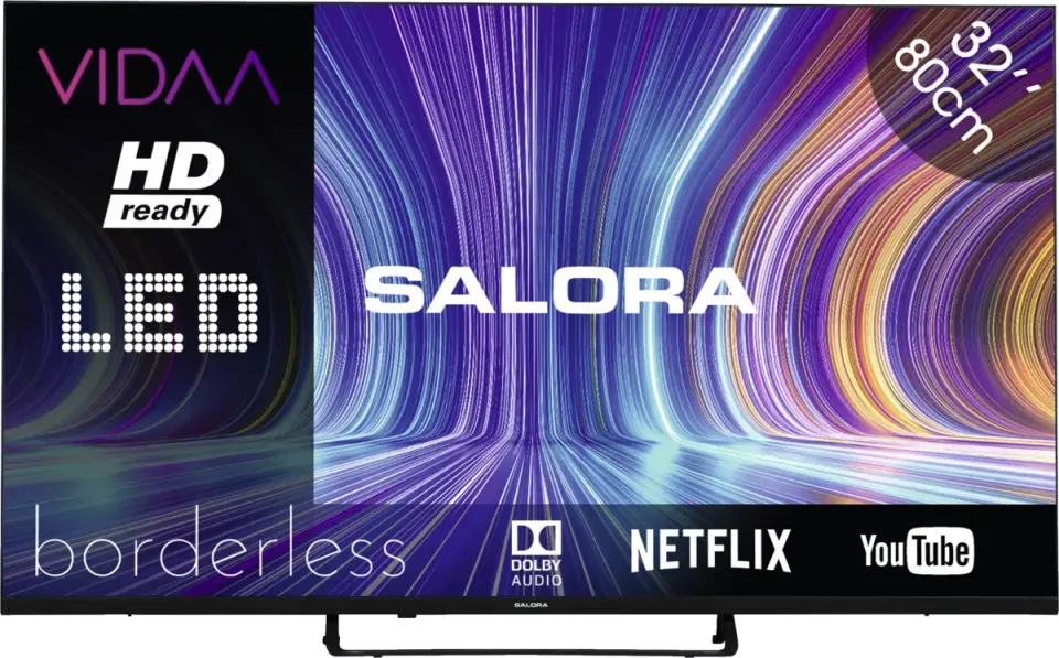 Salora 32HV210 led-tv 32 inch zwart, foto 3