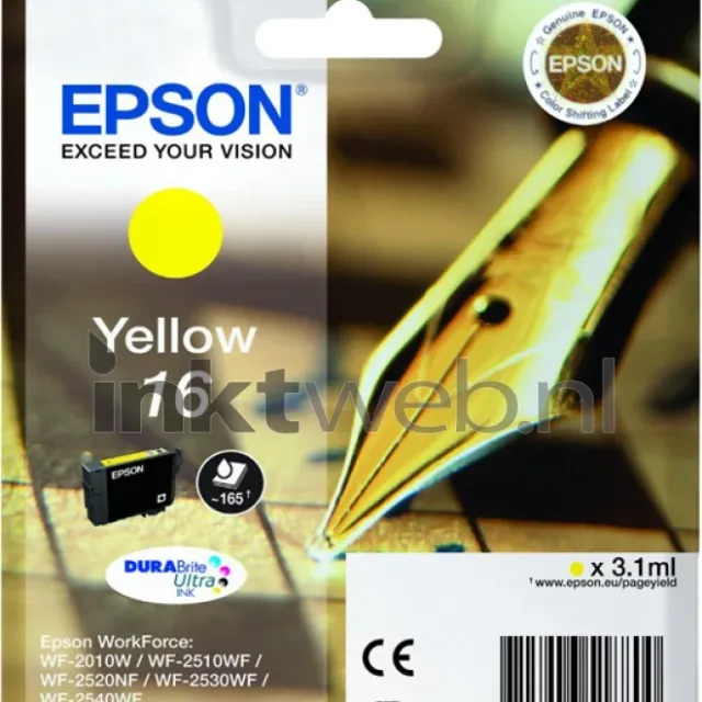 Epson 16 geel (Origineel)