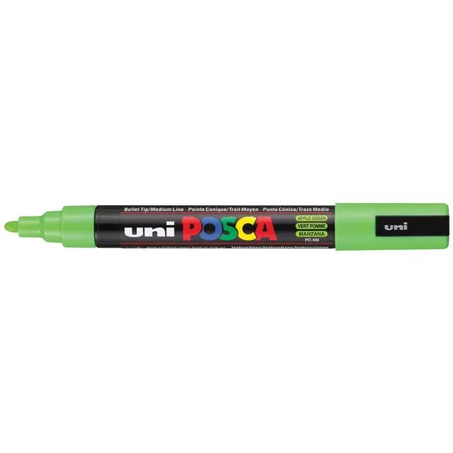 Posca marker met conische punt schrijfdikte medium appelgroen