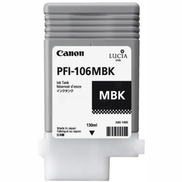 Canon PFI-106MBK Inktcartridge Mat Zwart