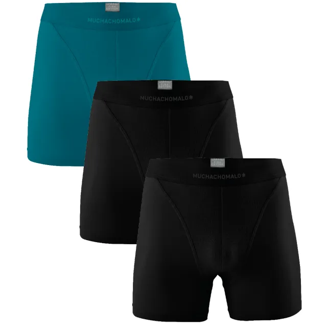 Muchachomalo Heren 3-pack Boxershorts Pima Katoen veelkleurig