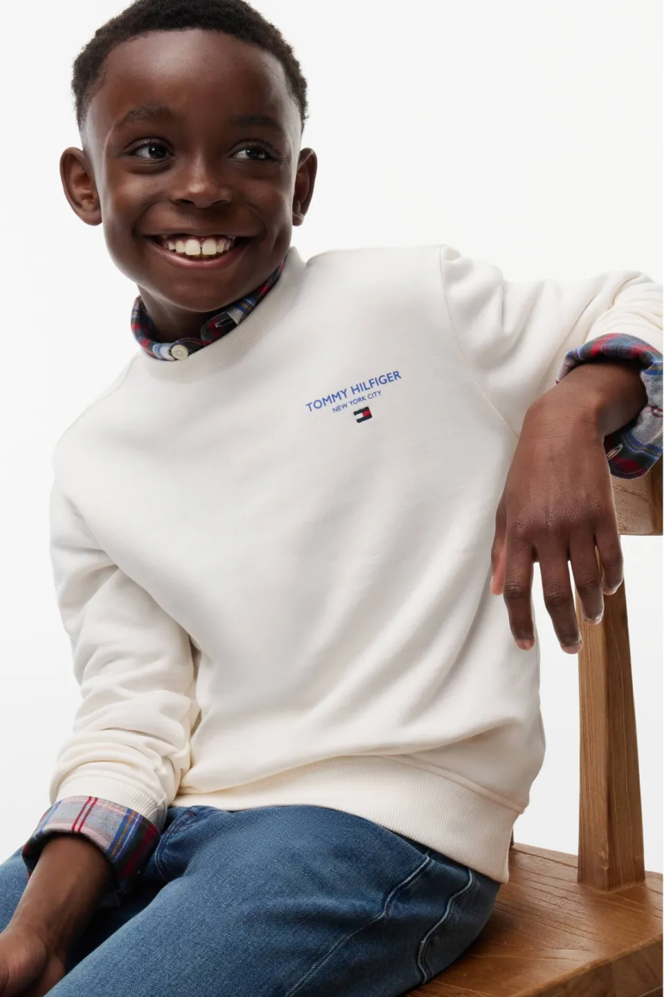Tommy Hilfiger sweater met logo - wit, foto 3