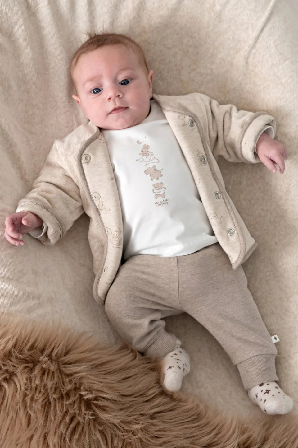 Feetje The Cuddle Company babybroek beige, foto 6