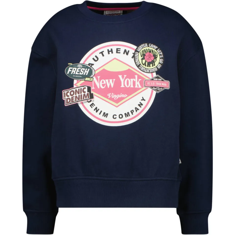Vingino sweater met print - donkerblauw, foto 2
