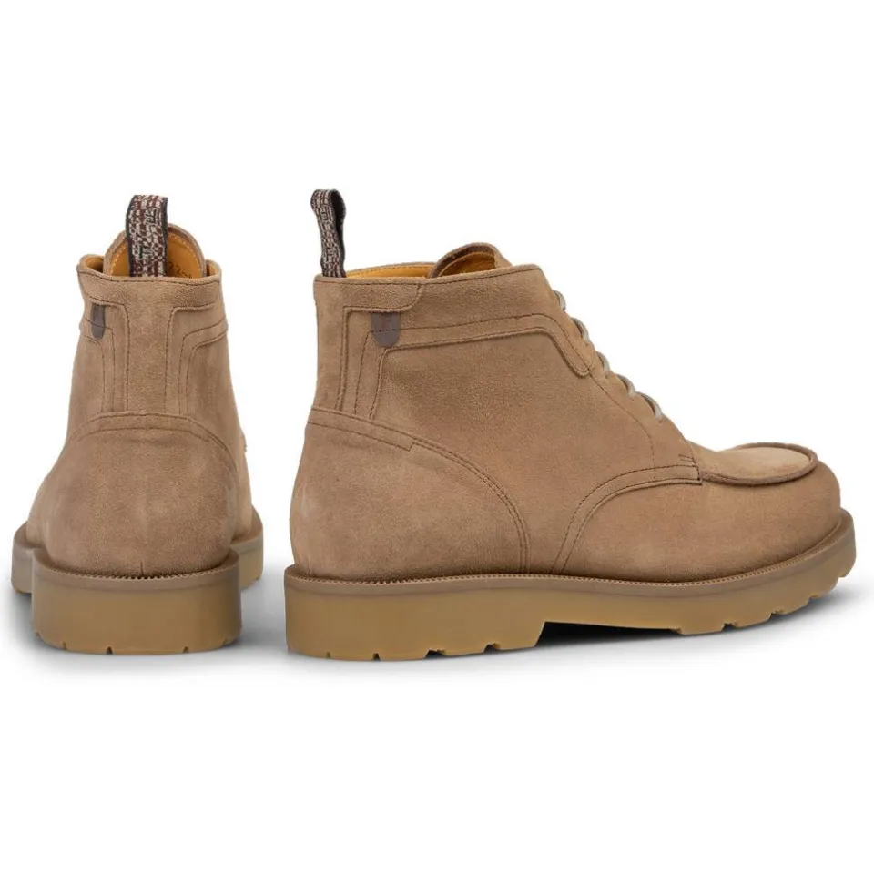 Floris Van Bommel De Bijler 01.05 suède enkelboots lichtbruin licht bruin, foto 4