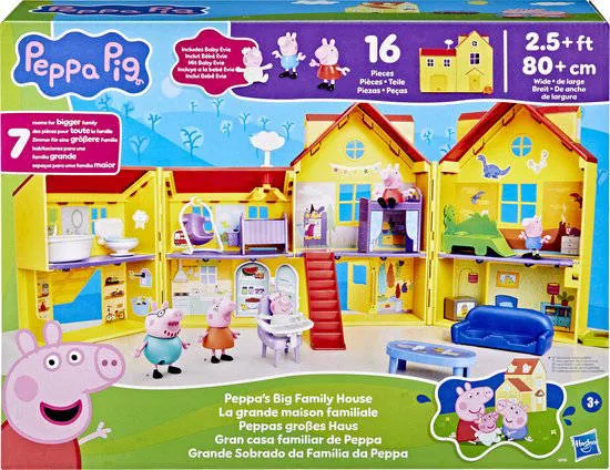 Peppa Pig Peppa's grote familiehuis poppenhuis, foto 2