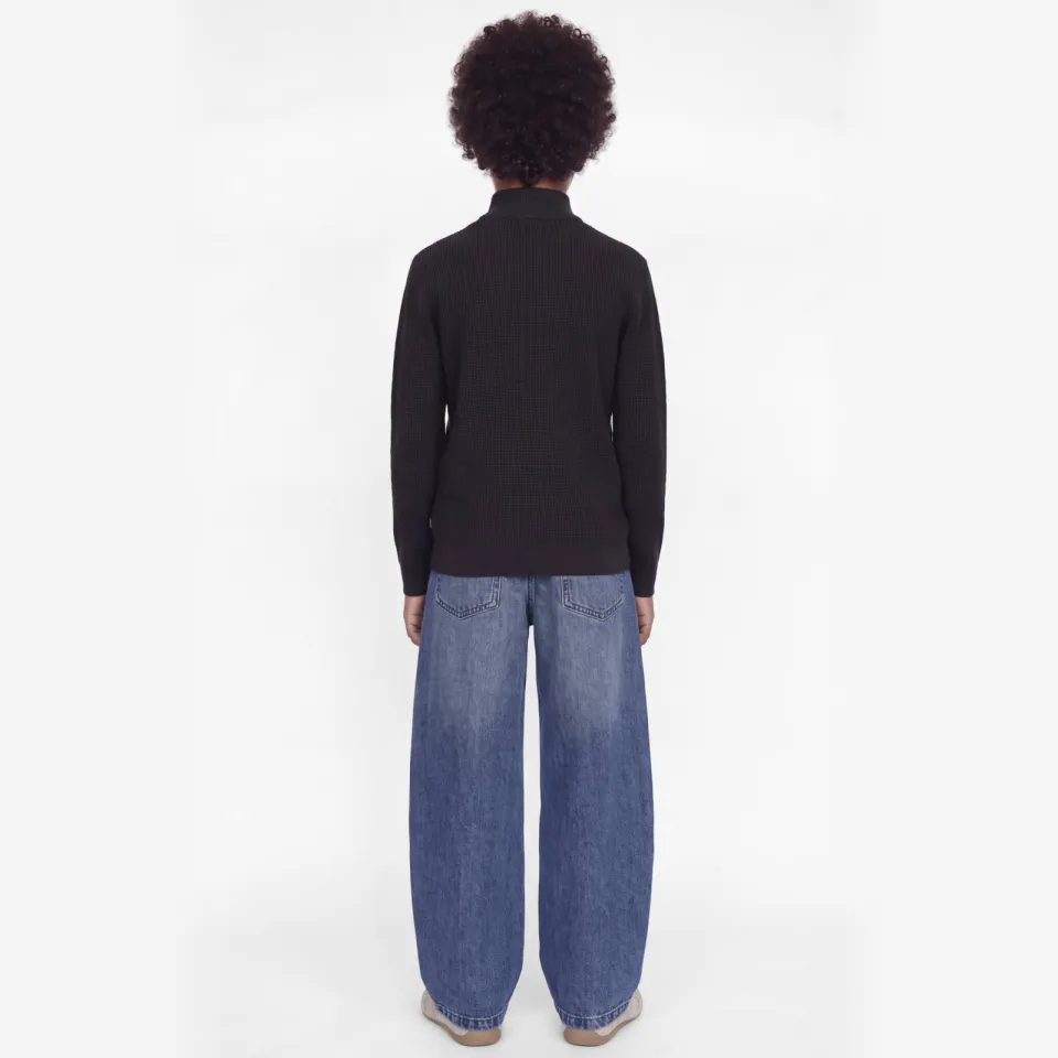 Jack & Jones JUNIOR katoenen gebreide trui - donkergroen, foto 4