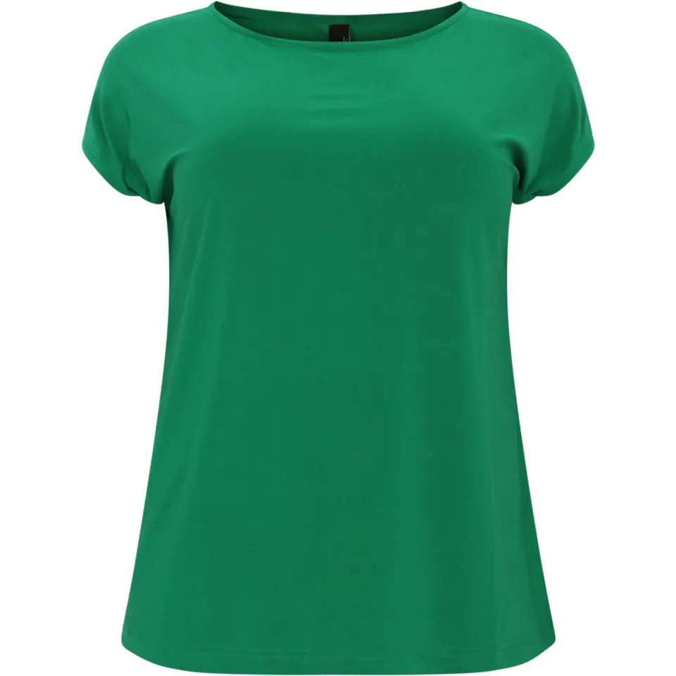 Yoek T-shirt kapmouwen groen, foto 3