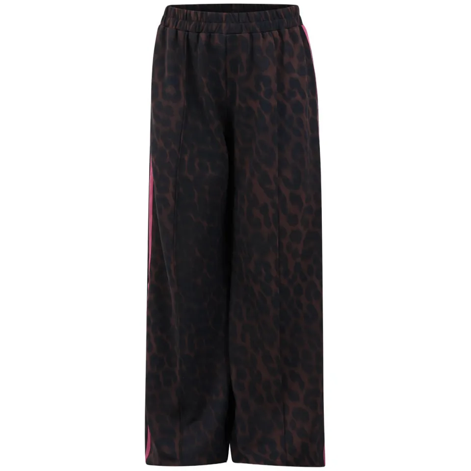 Shoeby casual broek panterprint donkerbruin, foto 4