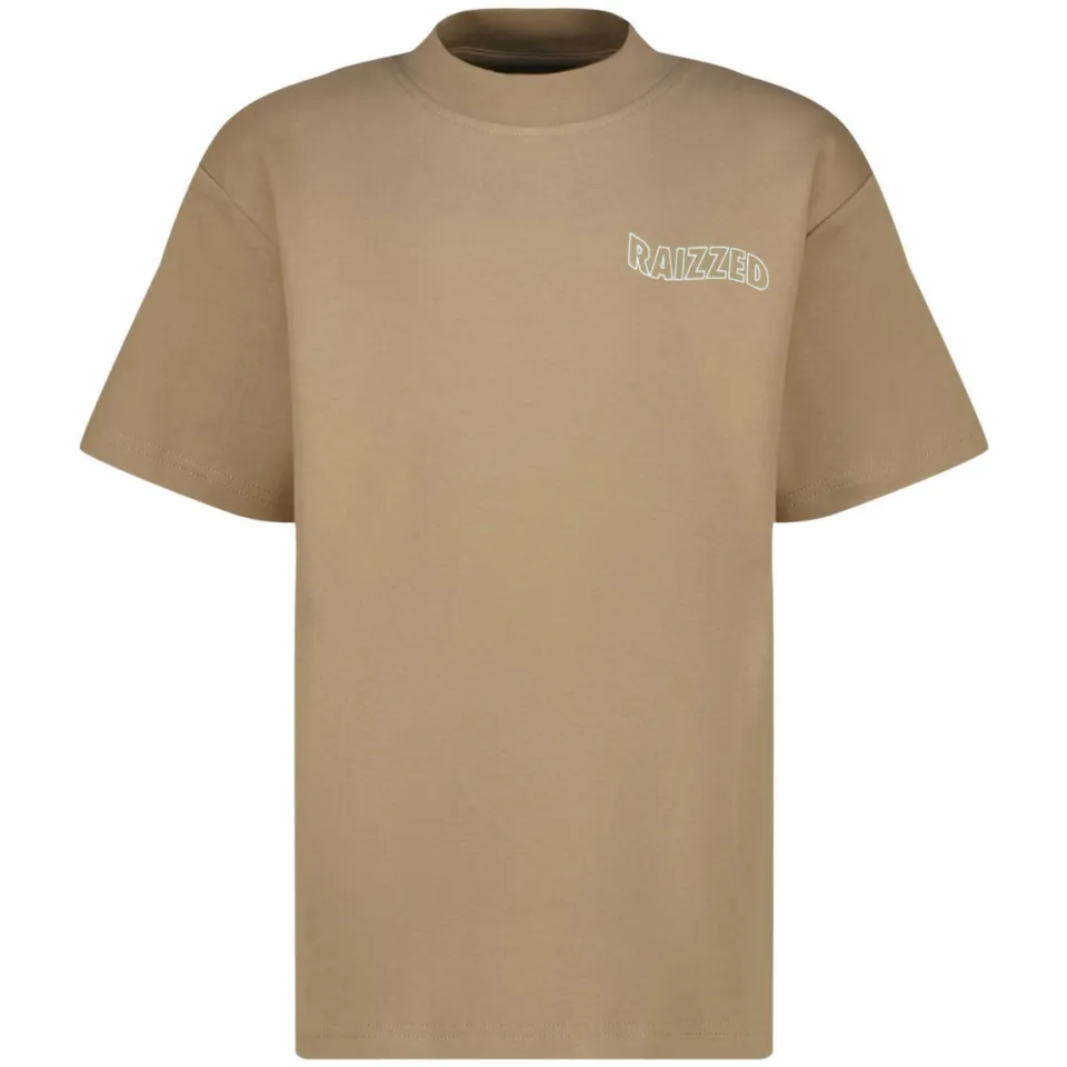 Raizzed T-shirt met backprint bruin, foto 2