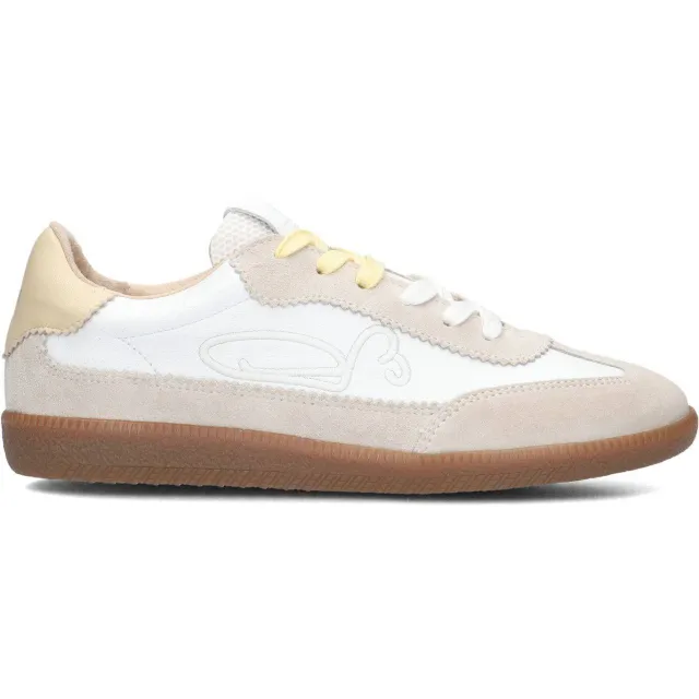 Fred de la Bretoniere Sneakers Pearl Sign Wit
