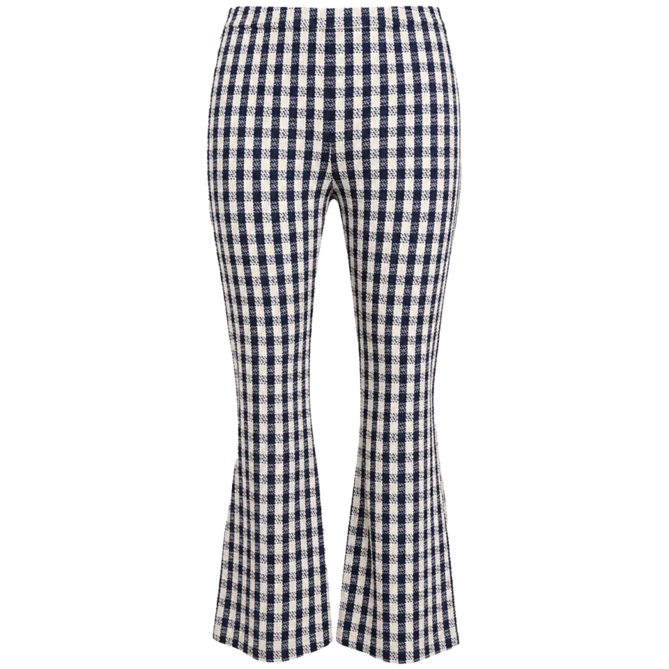 Yoek Checky bootleg broek blauw, foto 2