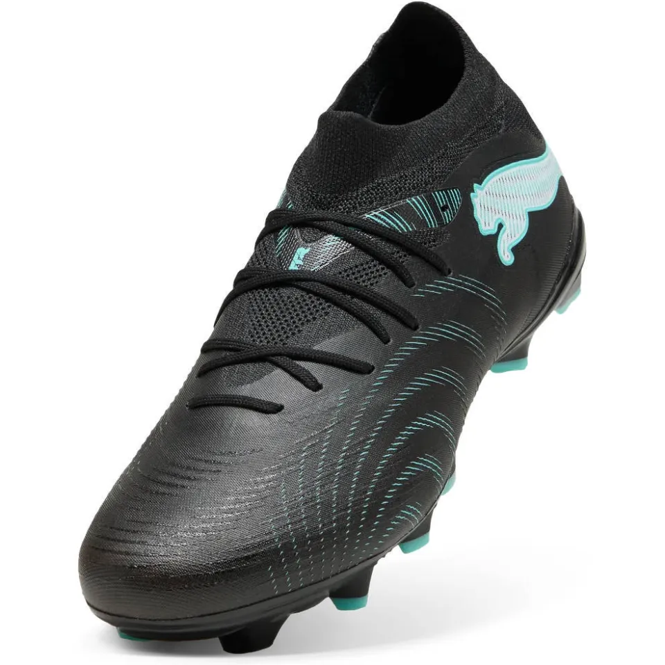 Puma Future 9 Match FG/MG senior voetbalschoenen - zwart/mintgroen, foto 4