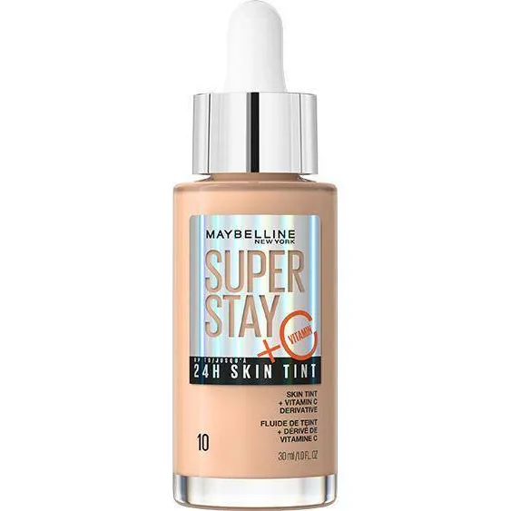Maybelline New York SuperStay 24H Skin Tint Bright Skin-Like Coverage foundation - 10 Multicolour