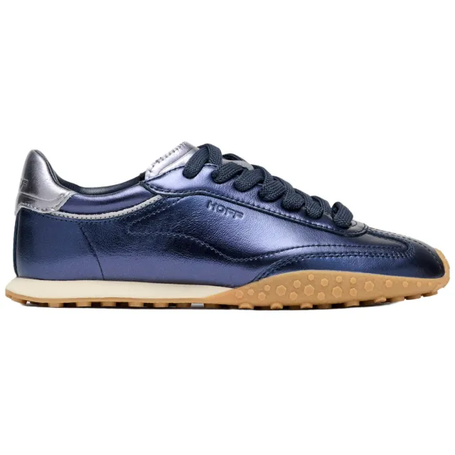 Hoff Bridge leren sneakers - blauw metallic